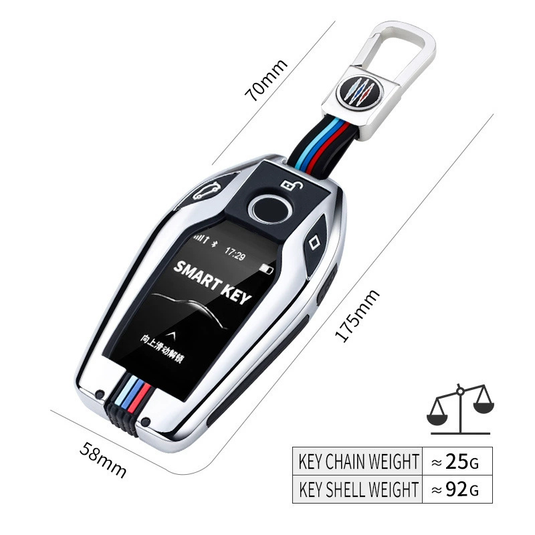 BMW Metal Shell & Soft Silicone Full Protection Car Key Fob Case Cover For 5, 6, 7 Series, X3, X5, X6, X7 - i-Station Mobile Phone & Electronic Device Repair and Accessories