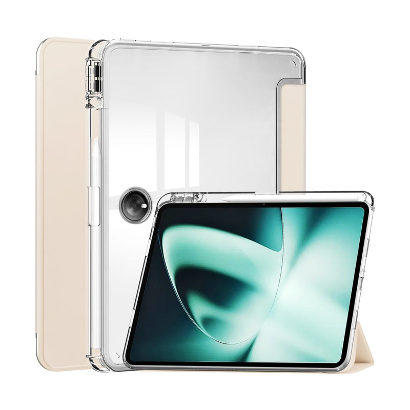 Load image into Gallery viewer, [With Pen Slot] OPPO Pad 2 (OPD2201, X22N2) - Full Covered Transparent Smart Sleep Protection Case
