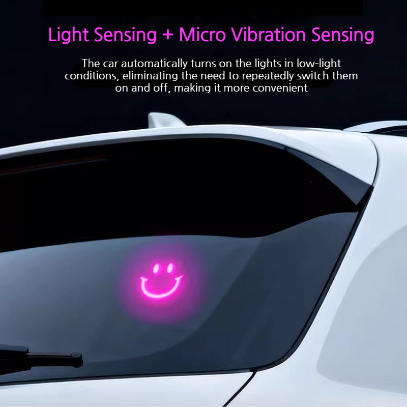 Load image into Gallery viewer, Triangle Window Smile-Shaped LED Neon Light for Car Interior Rear Windshield, Decorative Ambient Lighting - i-Station Mobile Phone &amp; Electronic Device Repair and Accessories
