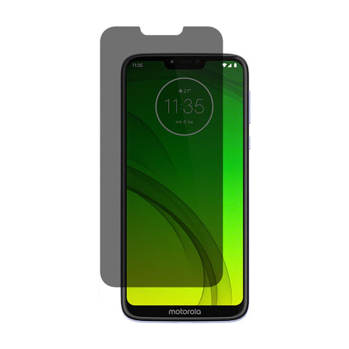 [Standard 9H][Privacy] Motorola Moto G7 Power - 9H Hardness Anti-Spy Tempered Glass Screen Protector