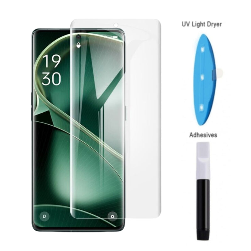 Load image into Gallery viewer, [UV Glue] [HD] OPPO Find X6 (PGFM10) - UV Full Covered Curved 9H Tempered Glass Screen Protective Protector
