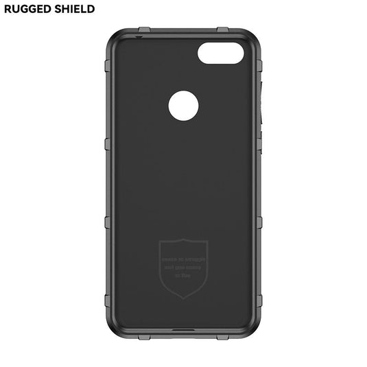 Motorola  Moto E6/E6 Play - Shield Shockproof Rugged Heavy Duty Case With 2PC 9H Glass Screen Protector