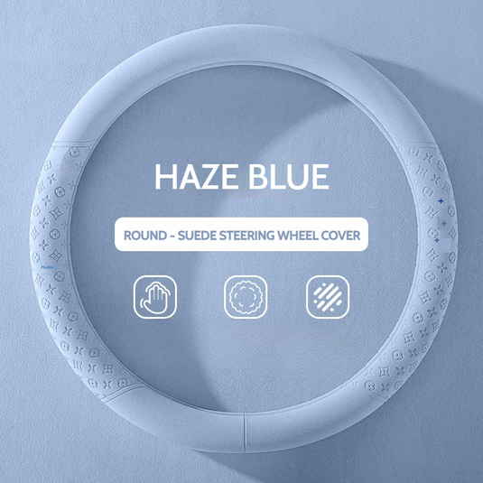 Mercedes-Benz Suede Leather Printed Pattern Process Steering Wheel Cover For C Class, E Class, S Class, GLA, GLB, GLK, GLC, GLE - i-Station Mobile Phone & Electronic Device Repair and Accessories