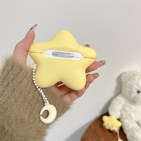 Apple AirPods Pro 1/2 - Protective Silicone Cartoon 3D Star Cute Kawaii Fashion Funny Cover Case