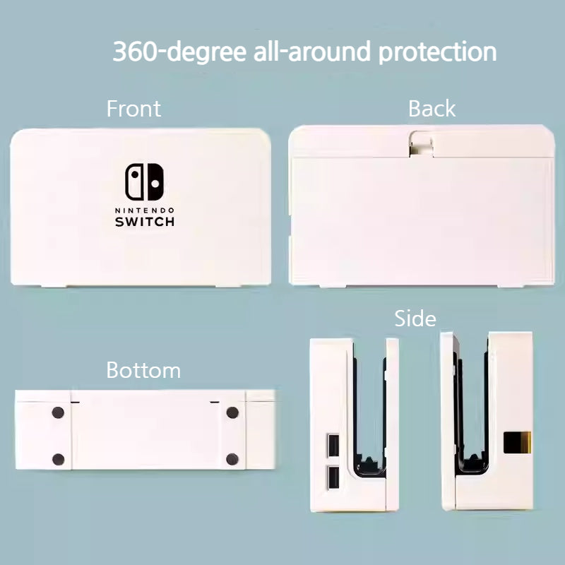 Load image into Gallery viewer, Nintendo Switch / Switch OLED TV Dock 360° Full-Cover Hard Protective Case
