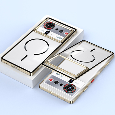 [Magsafe Compatible] ZTE Nubia Z80 Ultra - Semi-transparent Essentials Series Case With Metal Frame - i-Station Mobile Phone & Electronic Device Repair and Accessories