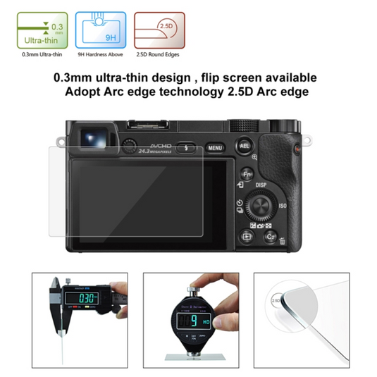 Nikon DSLR Camera 2.5D 9H Premium Tempered Glass Film Camera Screen Protector