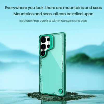 Samsung Galaxy S25 Ultra - NILLKIN Shield Flip Style Lens Camera Stand Protective Case - i-Station Mobile Phone & Electronic Device Repair and Accessories