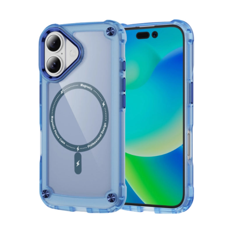 Load image into Gallery viewer, Apple iPhone 16 /Plus/Pro/Max - Silicone Transparent Magnetic protective Case
