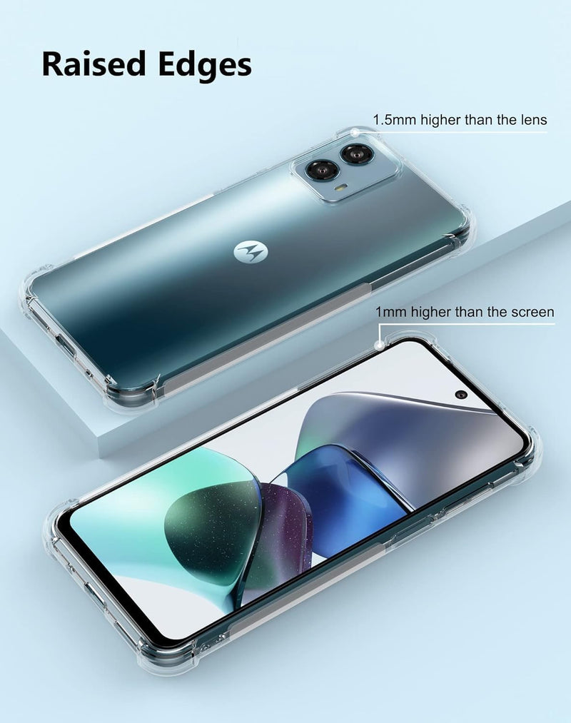 Load image into Gallery viewer, Motorola Moto G24 / G04 / G04S / E14 / G24 Power 4G - AirPillow Cushion Transparent Soft Clear TPU Four Corners Protective Case With 2PC 9H Tempered Glass Screen Protector
