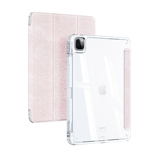 [With Card Slot] Apple iPad Air 6 11" (2024) - TPU + PU 2 in 1 Transparent Stylish Shockproof Case