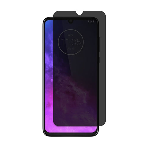 [Standard 9H][Privacy] Motorola Moto One Zoom - 9H Hardness Anti-Spy Tempered Glass Screen Protector