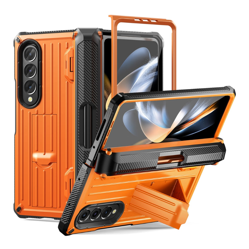 Load image into Gallery viewer, [With Pen Slot] [With Stand] Samsung Galaxy Z Fold 3(SM-F926) - 360° Full Coverage Shockproof Phone Case
