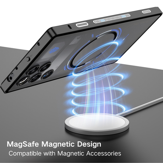 [Magsafe Compatible] ZTE Nubia RedMagic 11 Pro/Plus - Transparent Essentials Series Case With Metal Frame - i-Station Mobile Phone & Electronic Device Repair and Accessories
