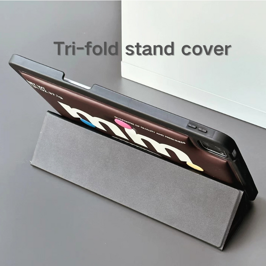 [With Pen Slot] Apple iPad Pro 11-inch 1st/3rd/4th (2018/2021/2022) & Air 4 10.9" (2020) Tri-fold Stand Flip Cover Case