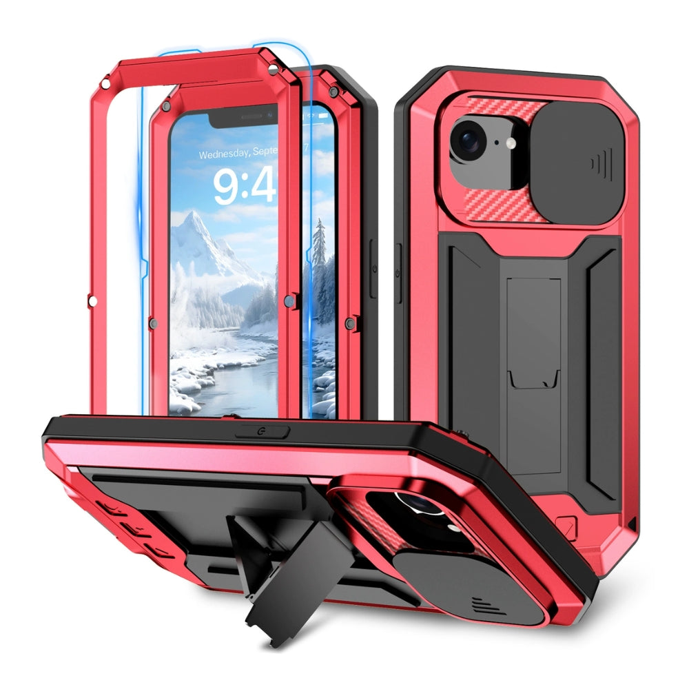 Apple iPhone 16e - R-JUST Sliding Camera IP54 Life Waterproof Holder Phone Case - i-Station Mobile Phone & Electronic Device Repair and Accessories