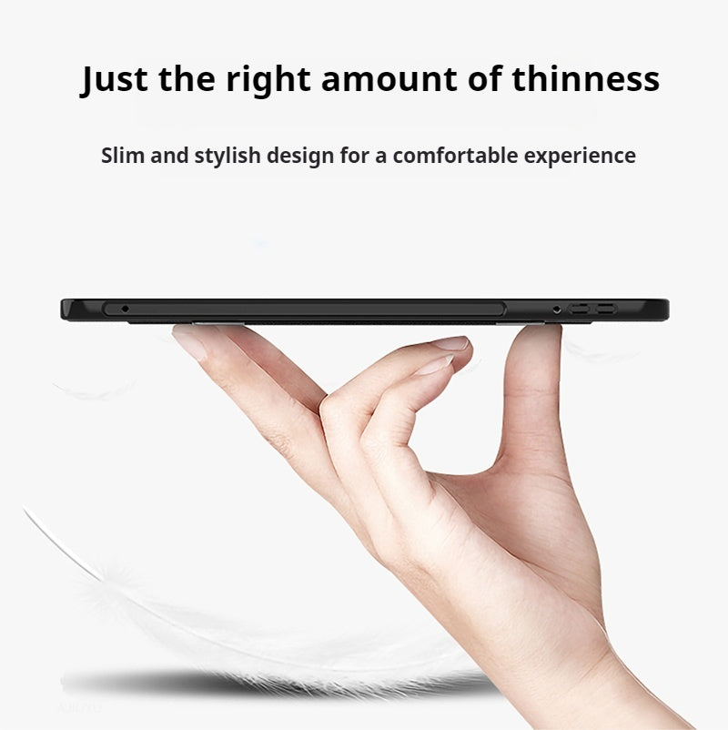 Load image into Gallery viewer, [Built-in Stand] Xiaomi Mi Pad 6S Pro 12.4&quot; 2024 TPU Soft Shell Metal Hinge Tablet Case
