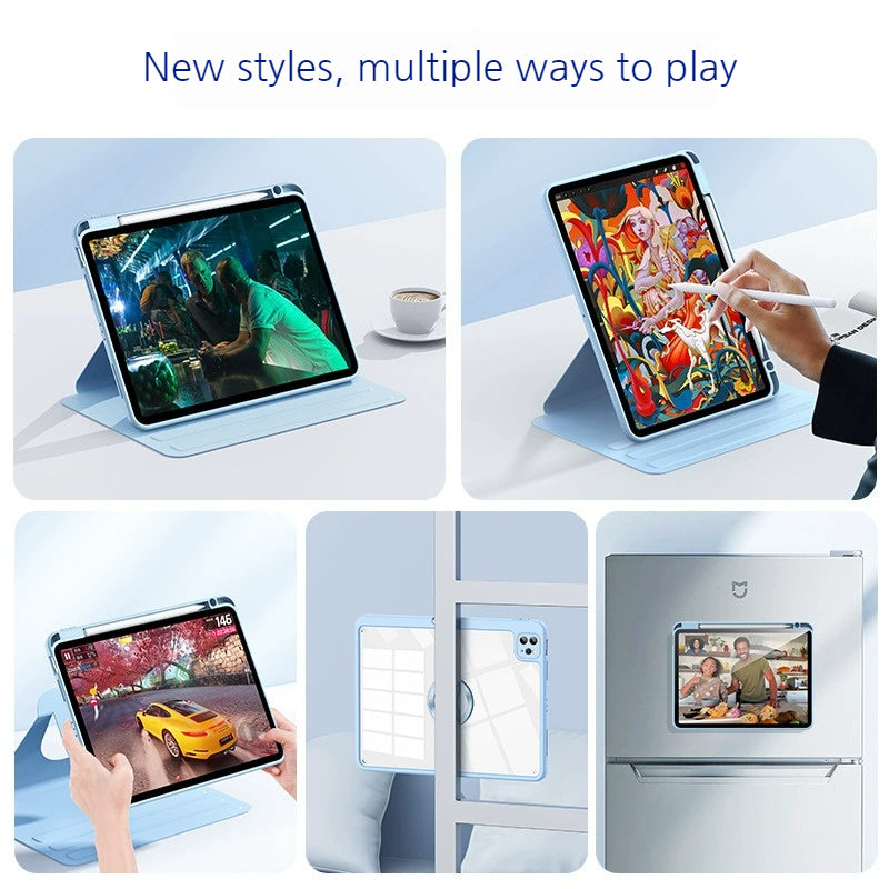 Load image into Gallery viewer, [Detachable] Apple iPad Air 13-inch M2/M3/M4 (2024/2025/2026) Smart Detachable 360 Degree Rotation Flip Stand Case - i-Station Mobile Phone &amp; Electronic Device Repair and Accessories
