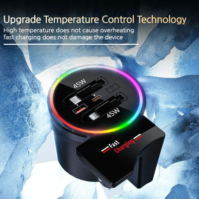 BMW X4 M (2019–2022) Car Fast Charging Hub with RGB Lighting - i-Station Mobile Phone & Electronic Device Repair and Accessories