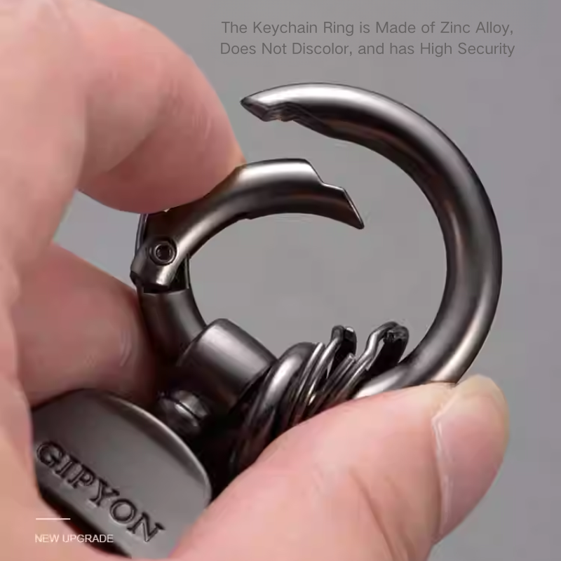 Load image into Gallery viewer, Minimalist Suede Car Keychain with Zinc-Aluminum Alloy Key Ring
