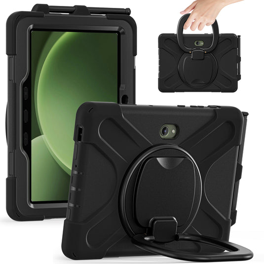 Samsung Galaxy Tab Active Pro / Active 4 Pro / Active 5 Pro Series - Heavy Duty 360 Degree Rotate Stand Hand Strap Case With Shoulder Strap - i-Station Mobile Phone & Electronic Device Repair and Accessories