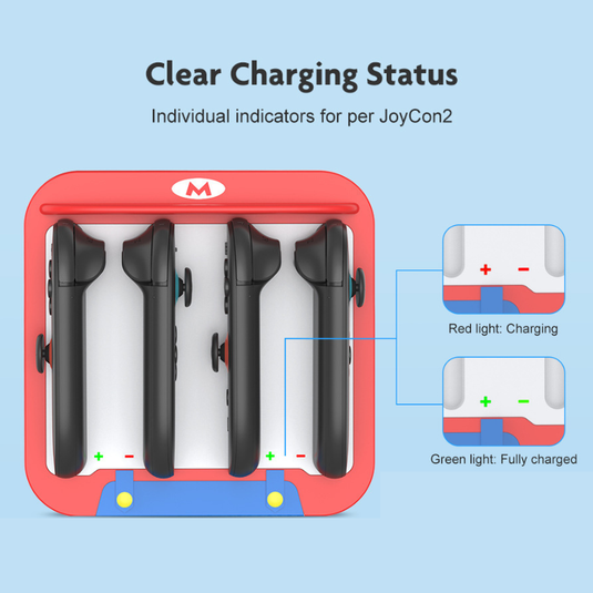 Nintendo Switch 2 (2025) Joy Con Four in One Controller Charging Stand