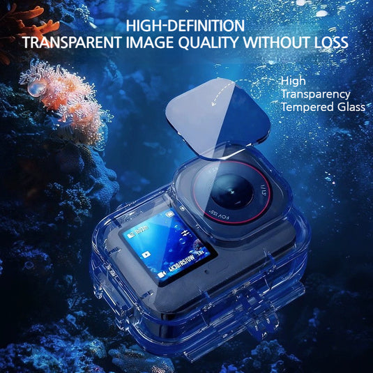 DJI Action 6 - Premium High-Transmittance PC & Tempered Glass Waterproof Housing — 70 m Dive & Surf Protection with Polarizing Filter - i-Station Mobile Phone & Electronic Device Repair and Accessories