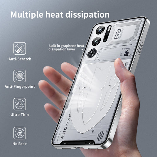 ZTE nubia Red Magic 9S Pro / 9S Pro Plus - Metal Frame Heat Dissipation with Shockproof Phone Case