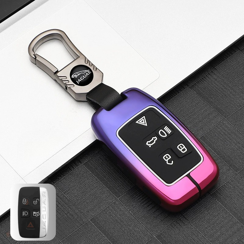 Load image into Gallery viewer, Jaguar Zinc Alloy + Silicone Smart Car Key Fob Case Cover For XEL, XJ, F-PACE, XFL, E-PACE, XE, XF, F-TYPE - i-Station Mobile Phone &amp; Electronic Device Repair and Accessories
