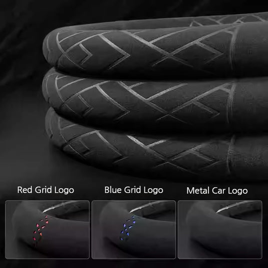 Mitsubishi Suede Anti-Slip Steering Wheel Cover for Outlander, Pajero, ASX, Eclipse Cross, Lancer, Galant & Lancer Evolution - i-Station Mobile Phone & Electronic Device Repair and Accessories