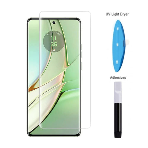 [UV Glue][HD] Motorola Moto Edge (2023) / Edge 40 - UV Full Covered Curved 9H Tempered Glass Screen Protective Protector