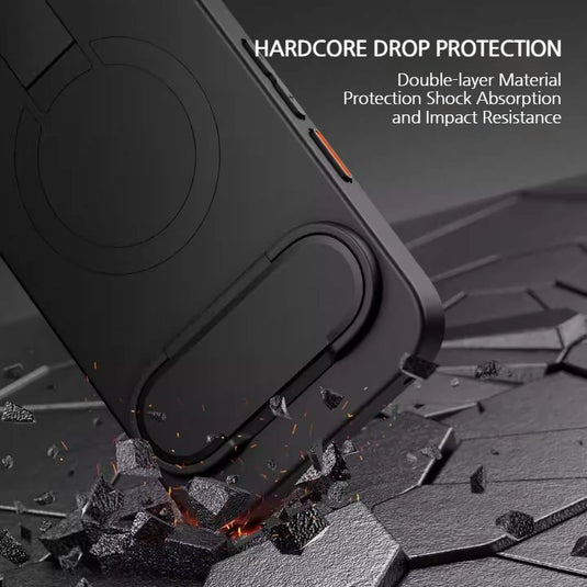 [With Camera Cover][Built-in Stand] Google Pixel 10/Pro/Pro XL - Dexnor Military Grade Heavy-Duty Shockproof Rugged Case - i-Station Mobile Phone & Electronic Device Repair and Accessories