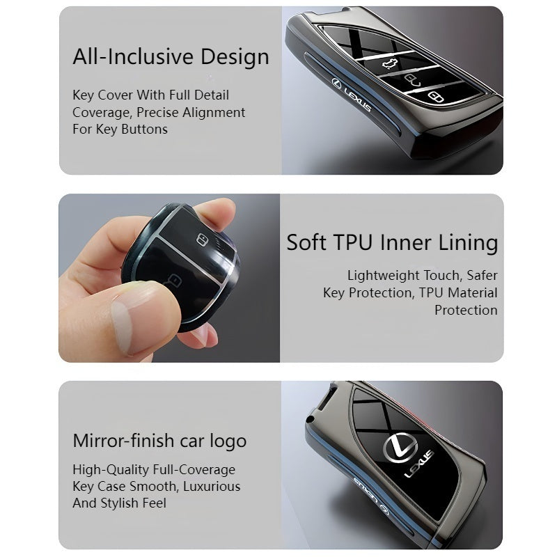 Load image into Gallery viewer, Lexus Stylish with Cool Shockproof Car Key Fob Case Cover For ES200, ES300h, RX300, NX200, LX570 - i-Station Mobile Phone &amp; Electronic Device Repair and Accessories
