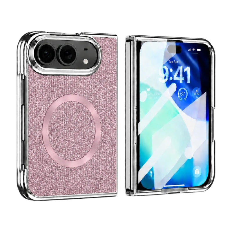 Load image into Gallery viewer, Apple iPhone Duo - Glitter Powder Magnetic Integrated Film Phone Case - Polar Tech Australia
