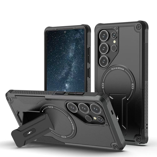 [Magsafe Compatible][Built-in Stand] Samsung Galaxy A37 - Military-Grade Shockproof Case - i-Station Mobile Phone & Electronic Device Repair and Accessories