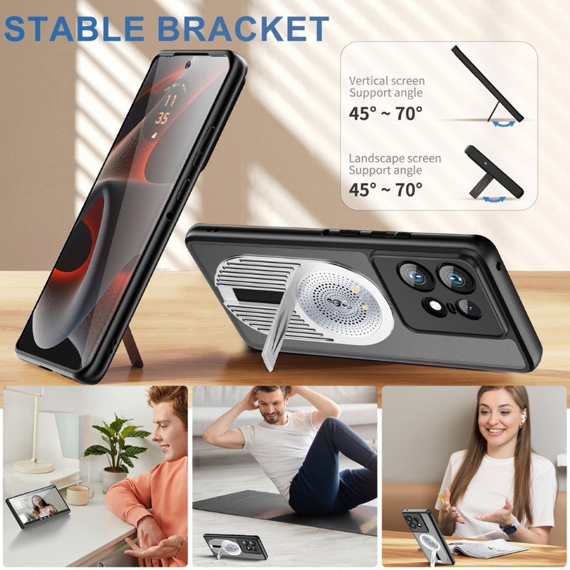 Load image into Gallery viewer, Motorola Edge 50/Pro/Ultra/Fusion/X50 Ultra - Heat Dissipation Aromatherapy MagSafe Holder Phone Case
