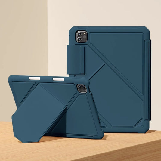 [With Pen Slot] Apple iPad 10.2" 7th/8th/9th (2019/2020/2021) - Full Coverage Shockproof Air Cushion Magnetic Case