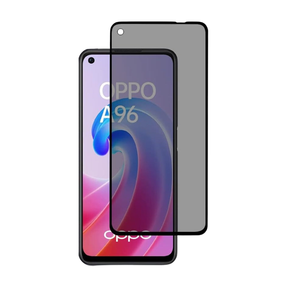 [Full Covered] [Privacy] OPPO A96 (CPH2333) - 9H Hardness Anti-Spy Tempered Glass Screen Protector - i-Station Mobile Phone & Electronic Device Repair and Accessories