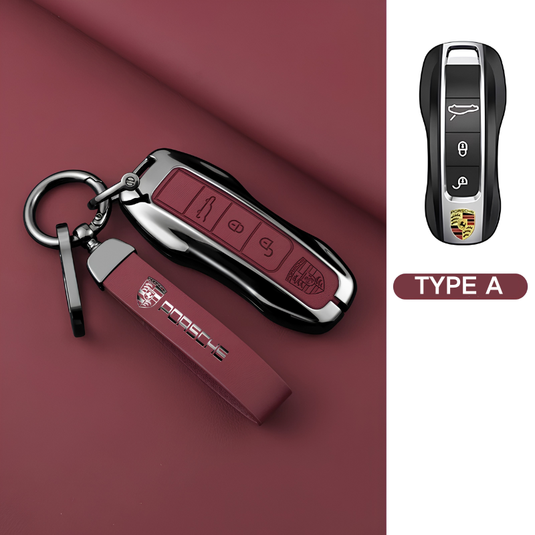 Porsche Premium Leather Protection Car Key Fob Case Cover For Cayenne, Panamera, Macan, 911, Taycan (Copy) - i-Station Mobile Phone & Electronic Device Repair and Accessories