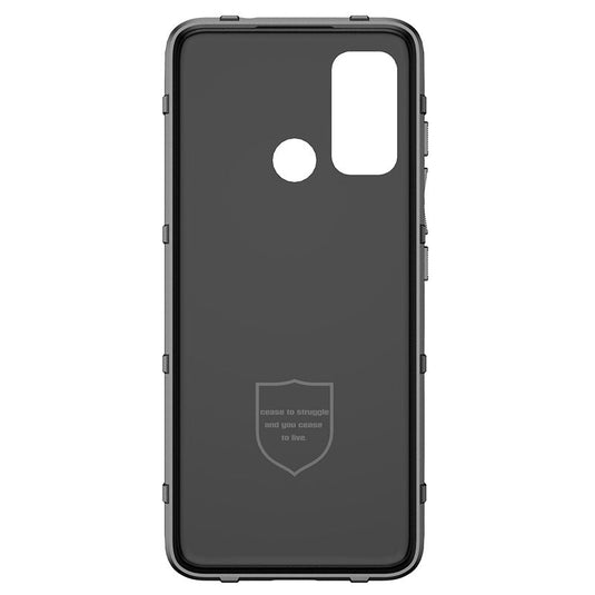 Motorola Moto G60 - Shield Shockproof Rugged Heavy Duty Case With 2PC Tempered Glass Screen Protector