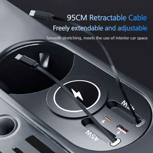 Audi A3 (2021–2025) Car Wireless Fast Charging Hub - i-Station Mobile Phone & Electronic Device Repair and Accessories