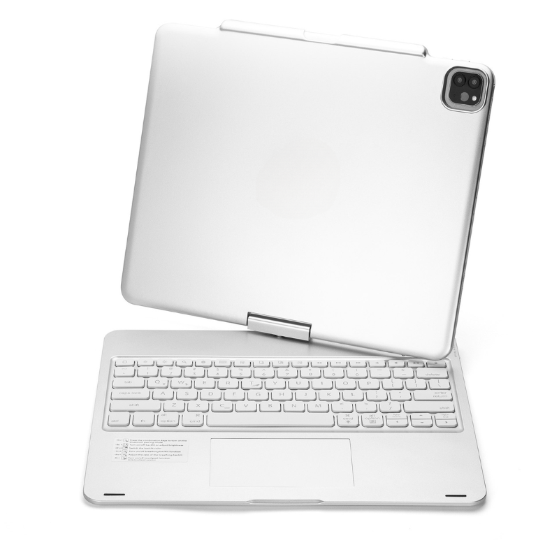 Apple iPad Pro 13-inch M4 (2024) 360° Rotating Wireless Touchpad Keyboard Flip Cover Case - i-Station Mobile Phone & Electronic Device Repair and Accessories