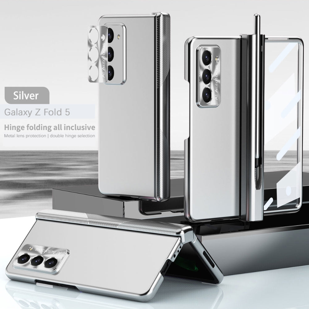 [With Pen Slot] Samsung Galaxy Z Fold 3(SM-F926) - Full Coverage Electroplated Magnetic Hinge Shockproof Protective Case - i-Station Mobile Phone & Electronic Device Repair and Accessories