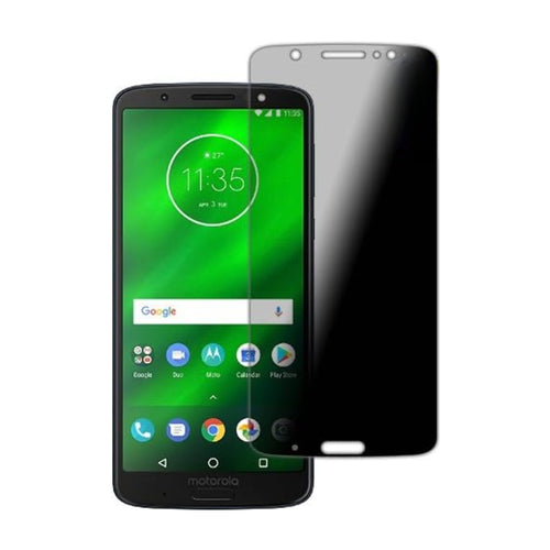 [Standard 9H][Privacy] Motorola Moto G6 Plus - 9H Hardness Anti-Spy Tempered Glass Screen Protector