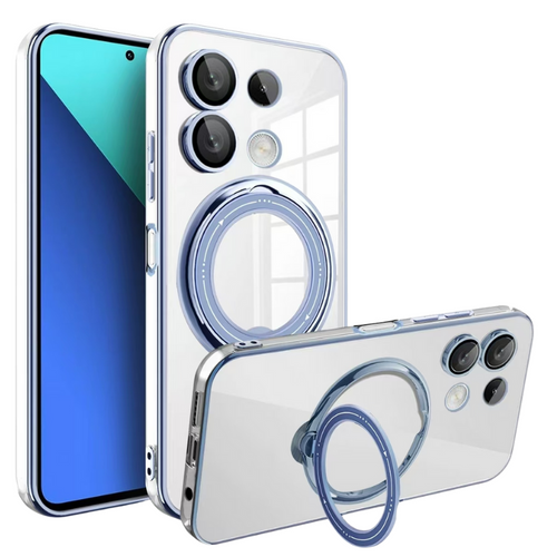 [Built-in Ring Bracket] Xiaomi Poco C61 High-Transparency Shockproof Essentials Series Case