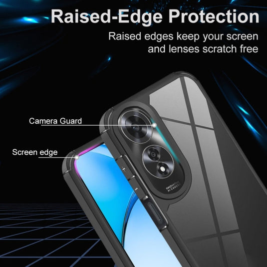 OPPO A38 & A18 - Acrylic + TPU Transparent Shockproof Phone Case - Polar Tech Australia