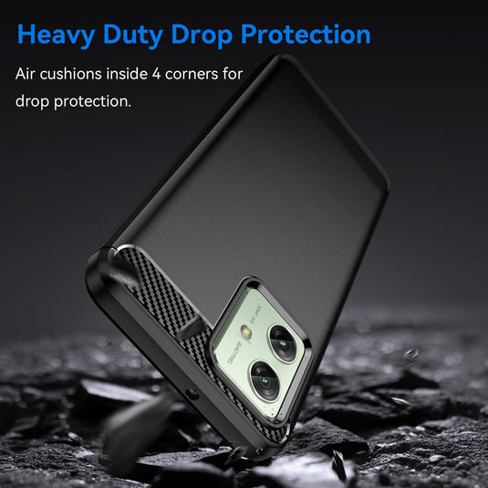 Motorola Moto G54 Power - Shield Shockproof Rugged Heavy Duty Case With 2PC Tempered Glass Screen Protector