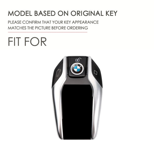 BMW Metal Shell & Soft Silicone Full Protection Key Case For 5, 6, 7 Series, X3, X5, X6, X7