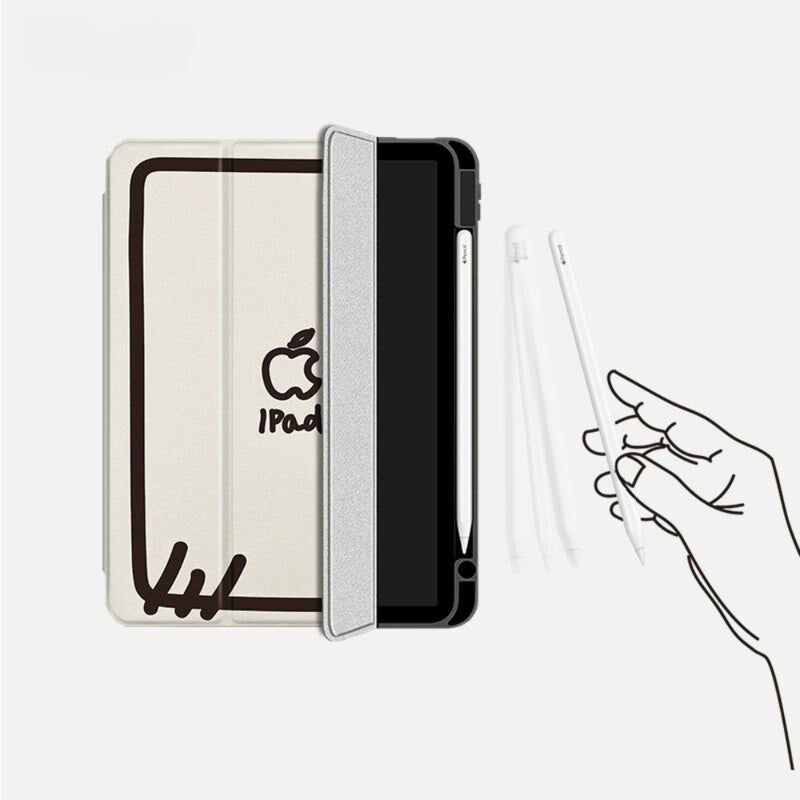 Load image into Gallery viewer, [With Pen Slot] Apple iPad Air 6 11&quot; (2024) - Anti Bending Acrylic Graffiti Protective Case
