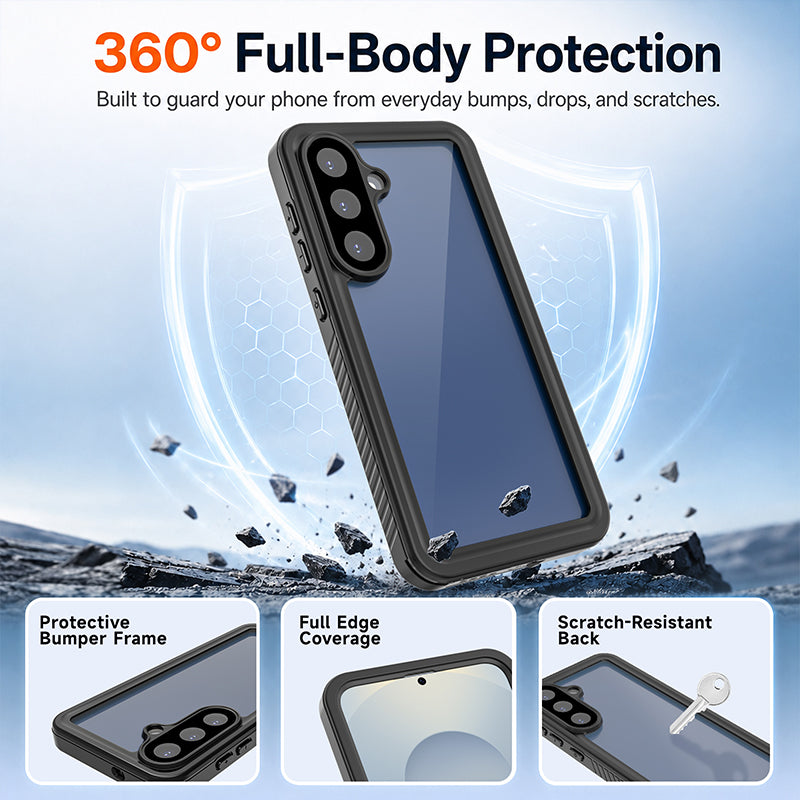 Load image into Gallery viewer, [FS Series] Samsung Galaxy S26 FE Full Covered Waterproof Heavy Duty Shockproof Armor Case

